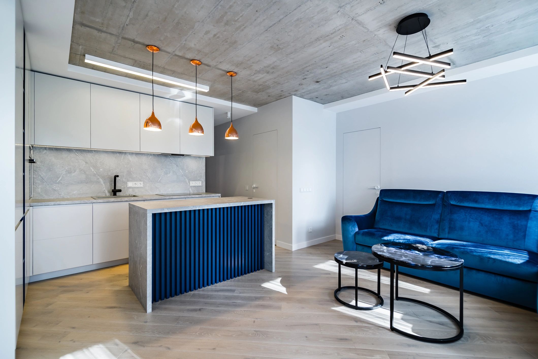 Modern interior representing improved investment property