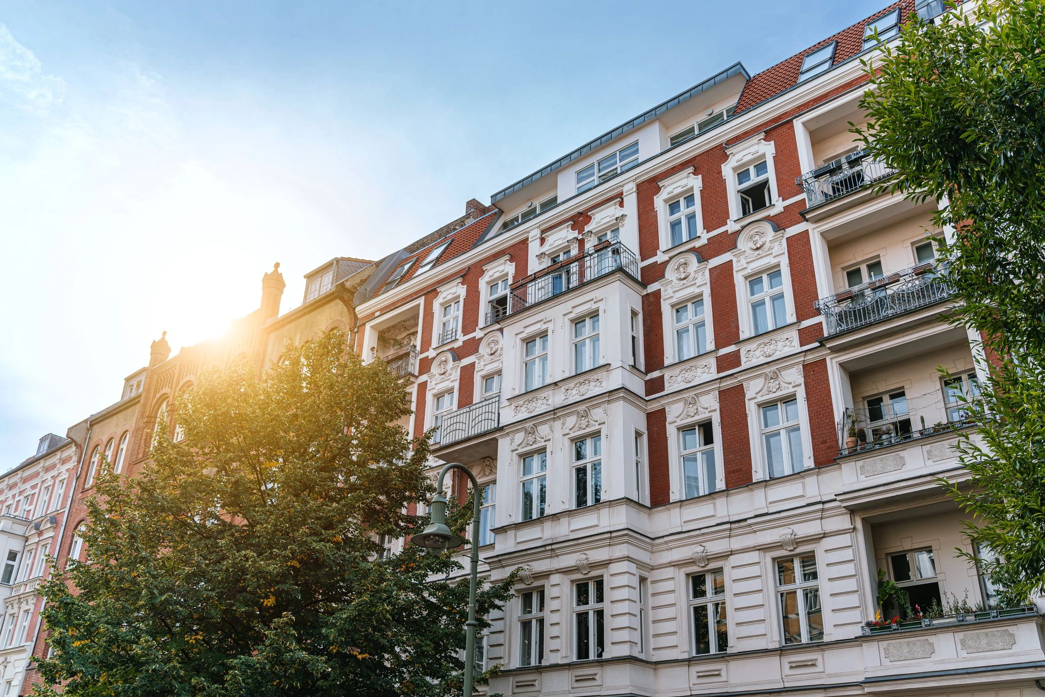 Apartment building representing real estate investment opportunities
